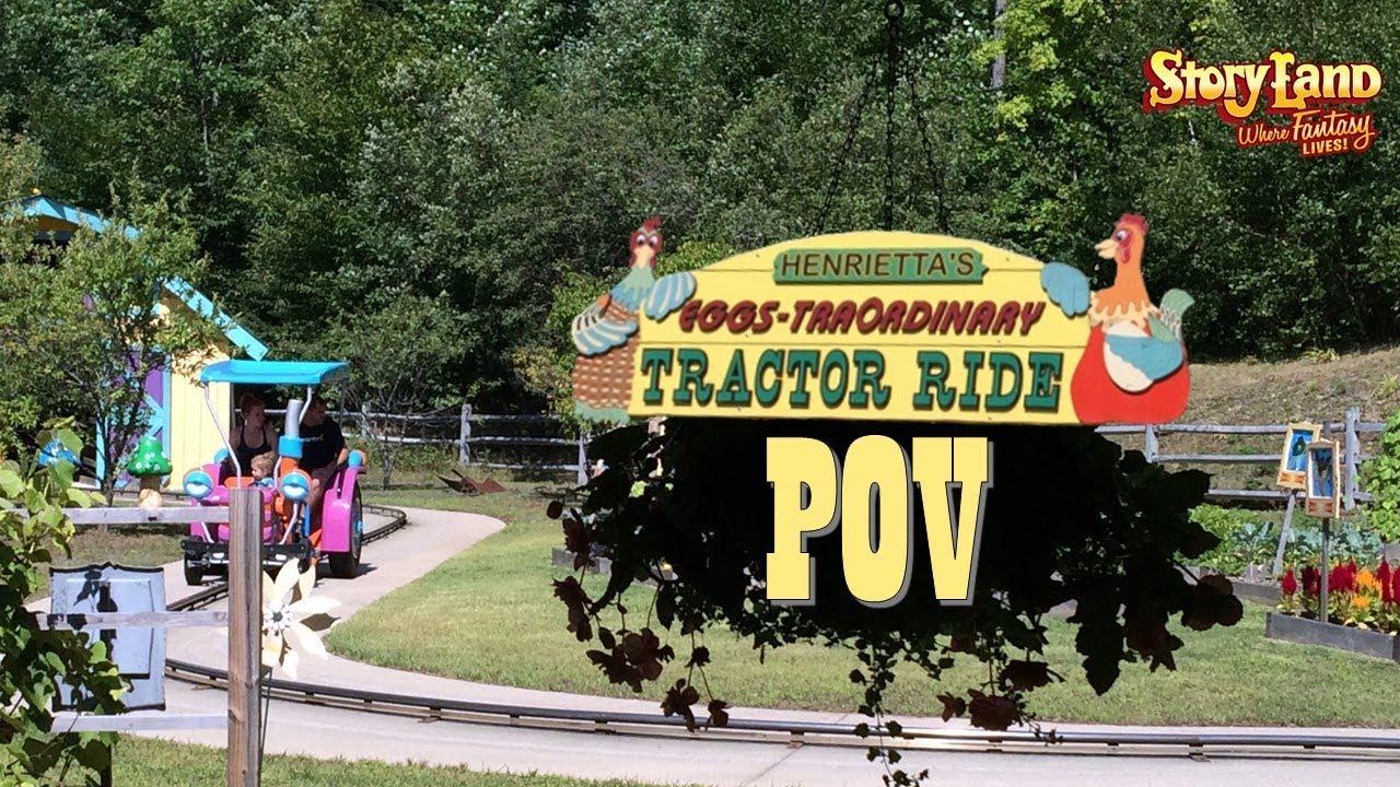Eggs-Traordinary Farm Tractors POV (2003), Story Land Car Ride | Non-Copyright