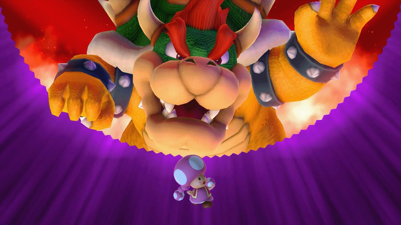 Mario Party 10 - Toadette vs Peach vs Daisy vs Rosalina vs Bowser - Chaos Castle