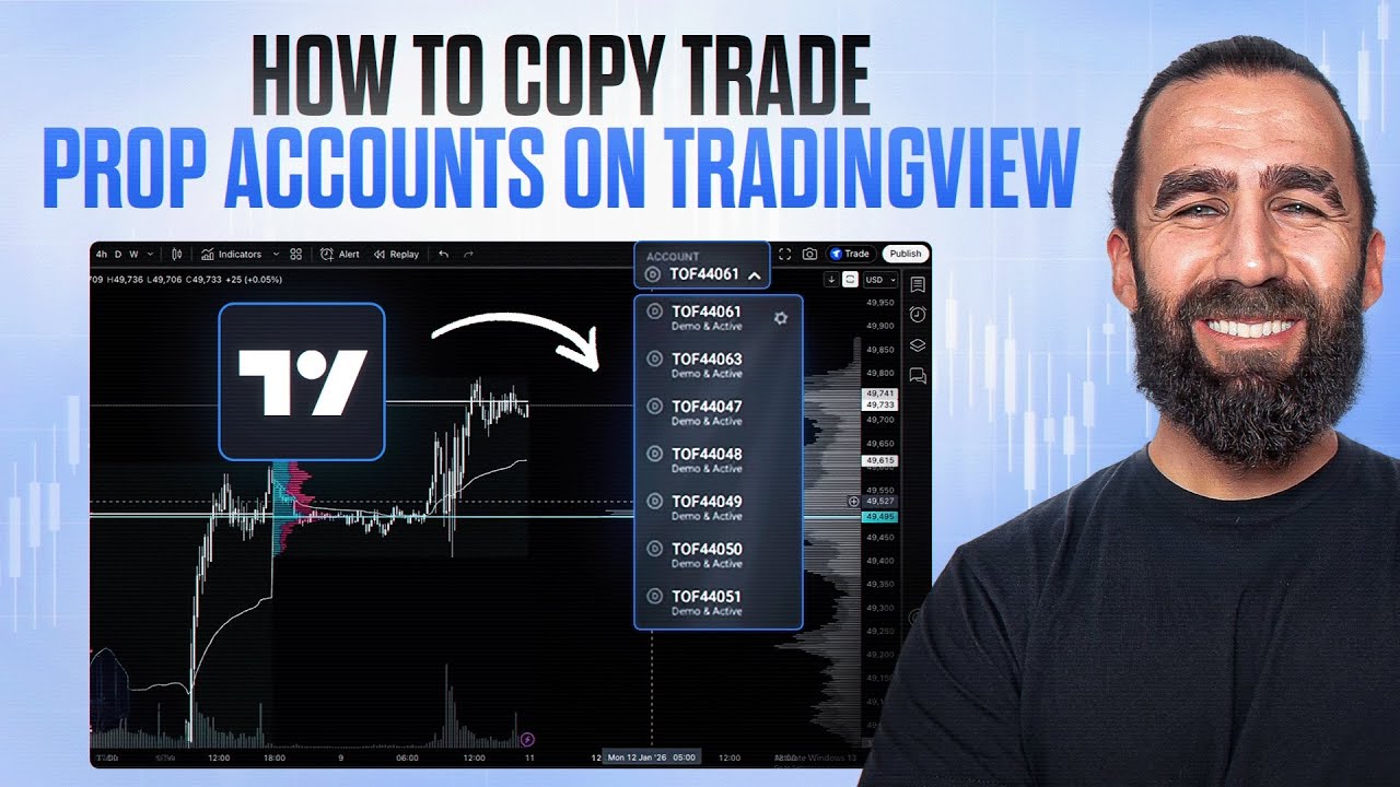 Как копировать сделки на торговых счетах TradingView
