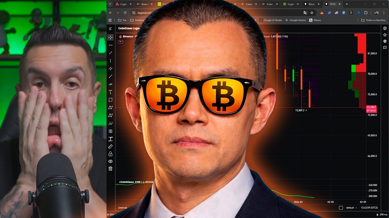 URGENTE: BITCOIN EM COLAPSO FTX 2.0? BINANCE VAI QUEBRAR IGUAL A FTX? (PLANO 24H)