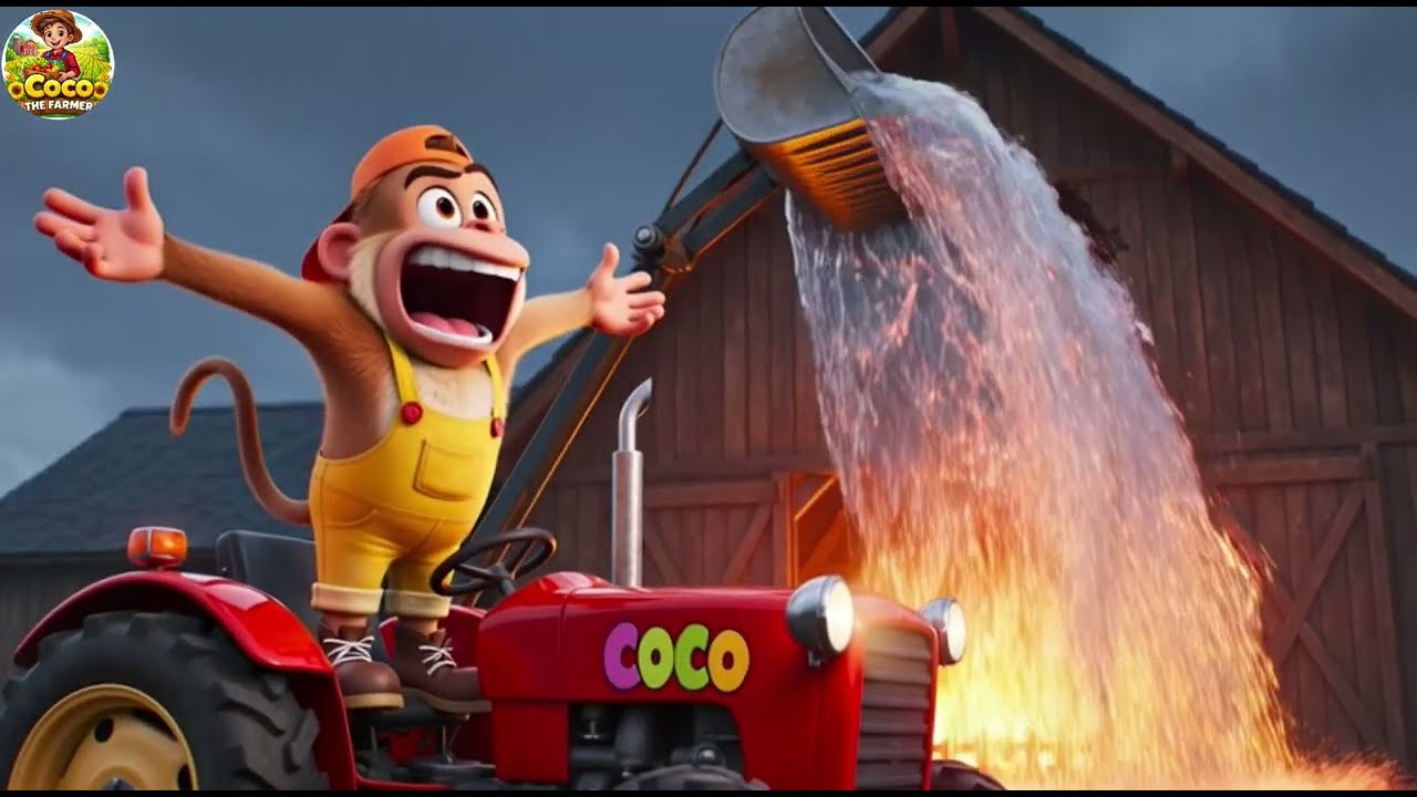 BLIXTEN SLÅR NED I COCOS LADA! ⚡ 🔥 Kan han rädda djuren?! 😱 | Coco The Farmer