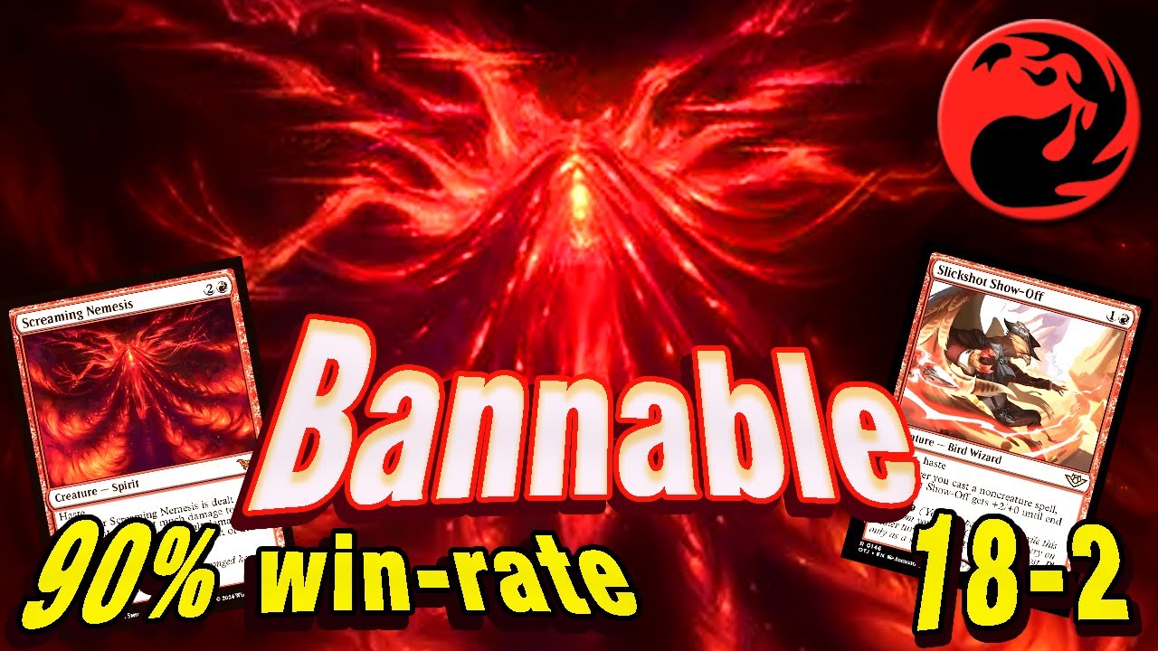 TO MUCH POWER!! needs a ban | Mono Red | Spiderman MTG