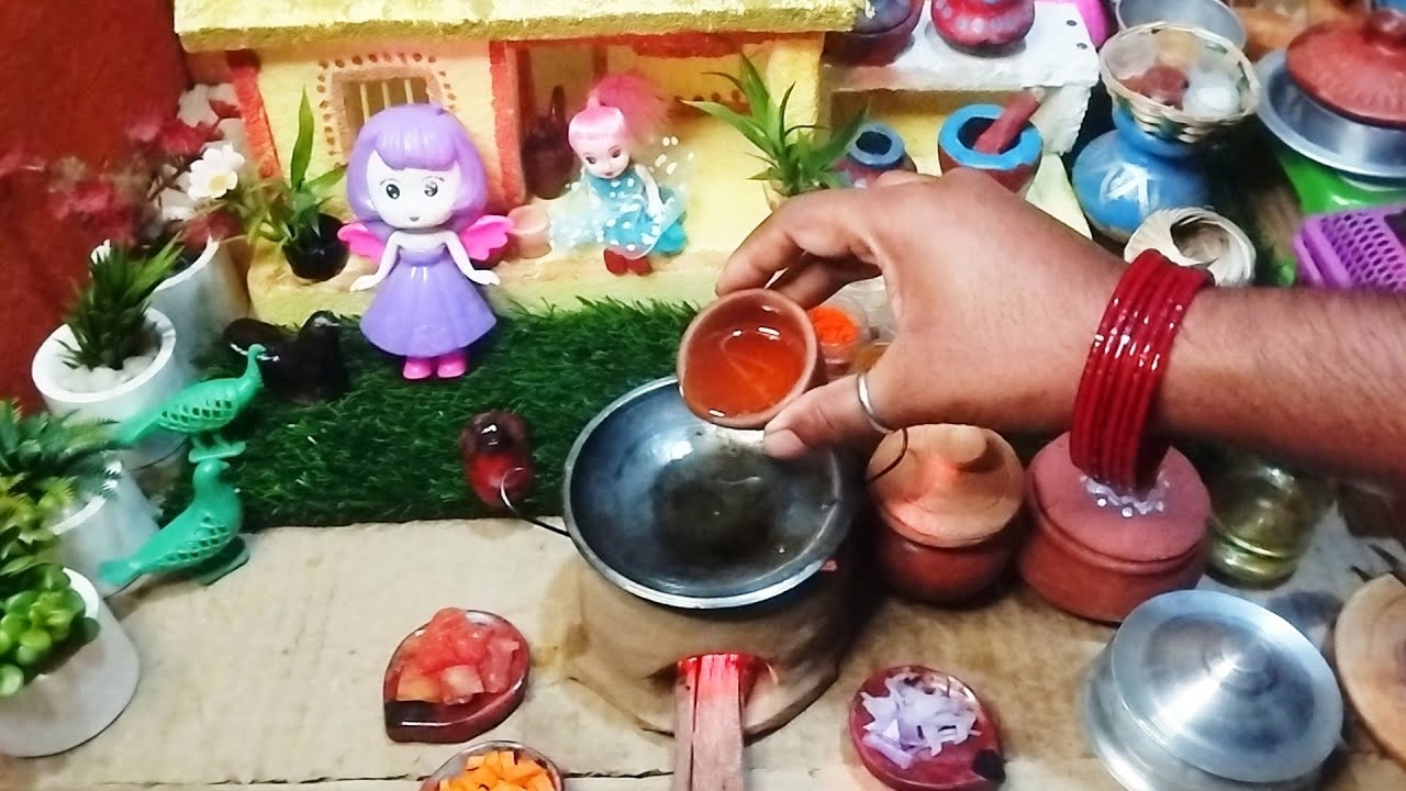 Egg fried rice recipe, homemade method #minicooking #asmr #classictinyfood #tinycolorfood #food 