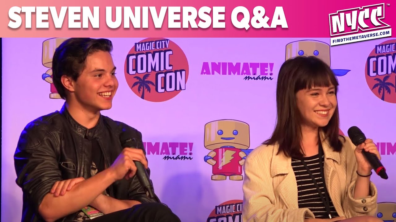 Steven Universe Q&A with Zach Callison and Grace Rolek at Animate Miami 2015