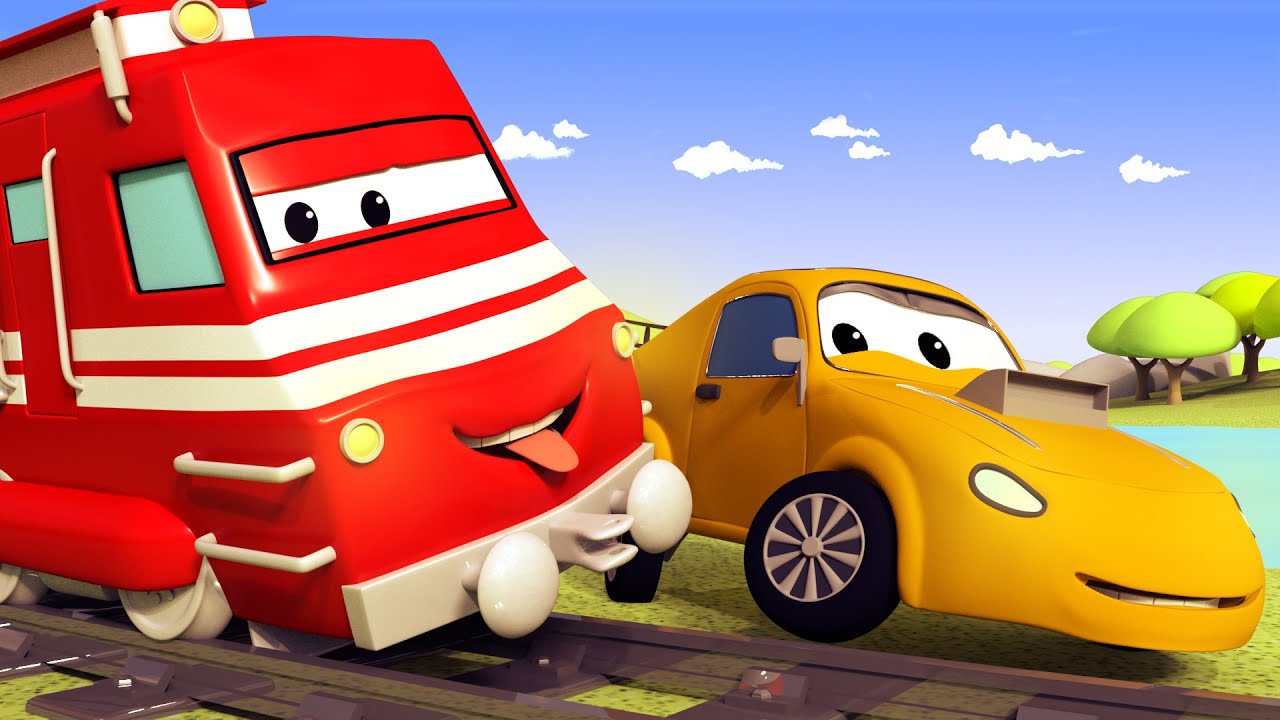 POLITSEIAUTO Matt on liiga haige et püüda kinni KIHUTAV auto! - Autolinna Rong Troy | Multifilmid