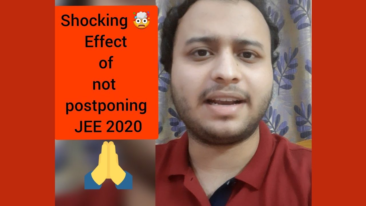 Shocked after seeing this! Support & help Postpone JEE 2020😭We can't tolerate it more! 😣😭