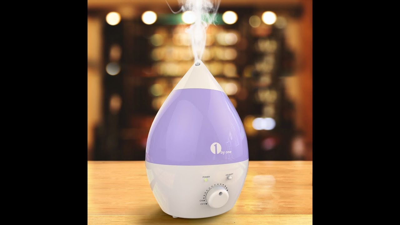 1byone 2.8L Ultrasonic Cool Mist Humidifier & Diffuser (7 Color LED)