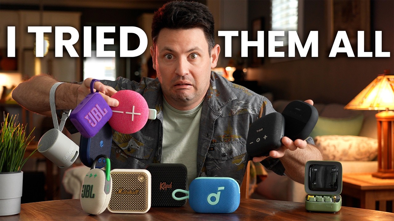 I Compared 10 Mini Bluetooth Speakers to Find the BEST!