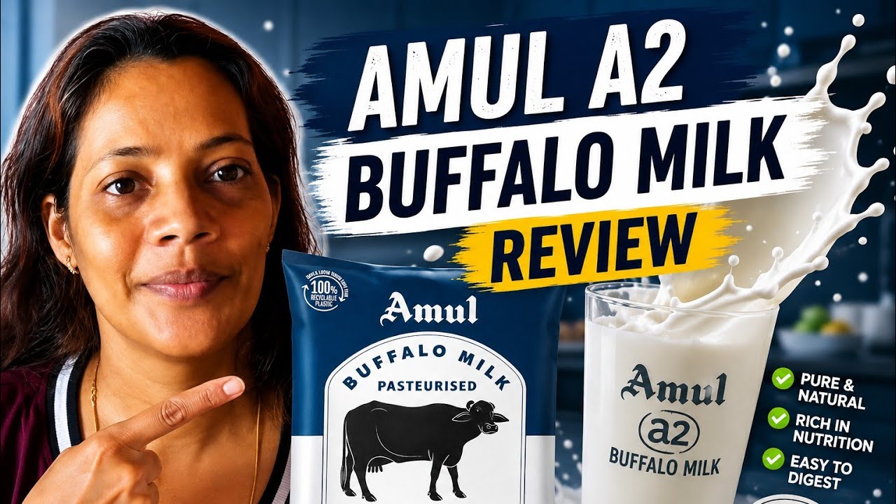 Amul Buffalo Milk Review | Amul A2 Pasteurized Buffalo Milk 500ml Amul Buffalo Milk Review, Price