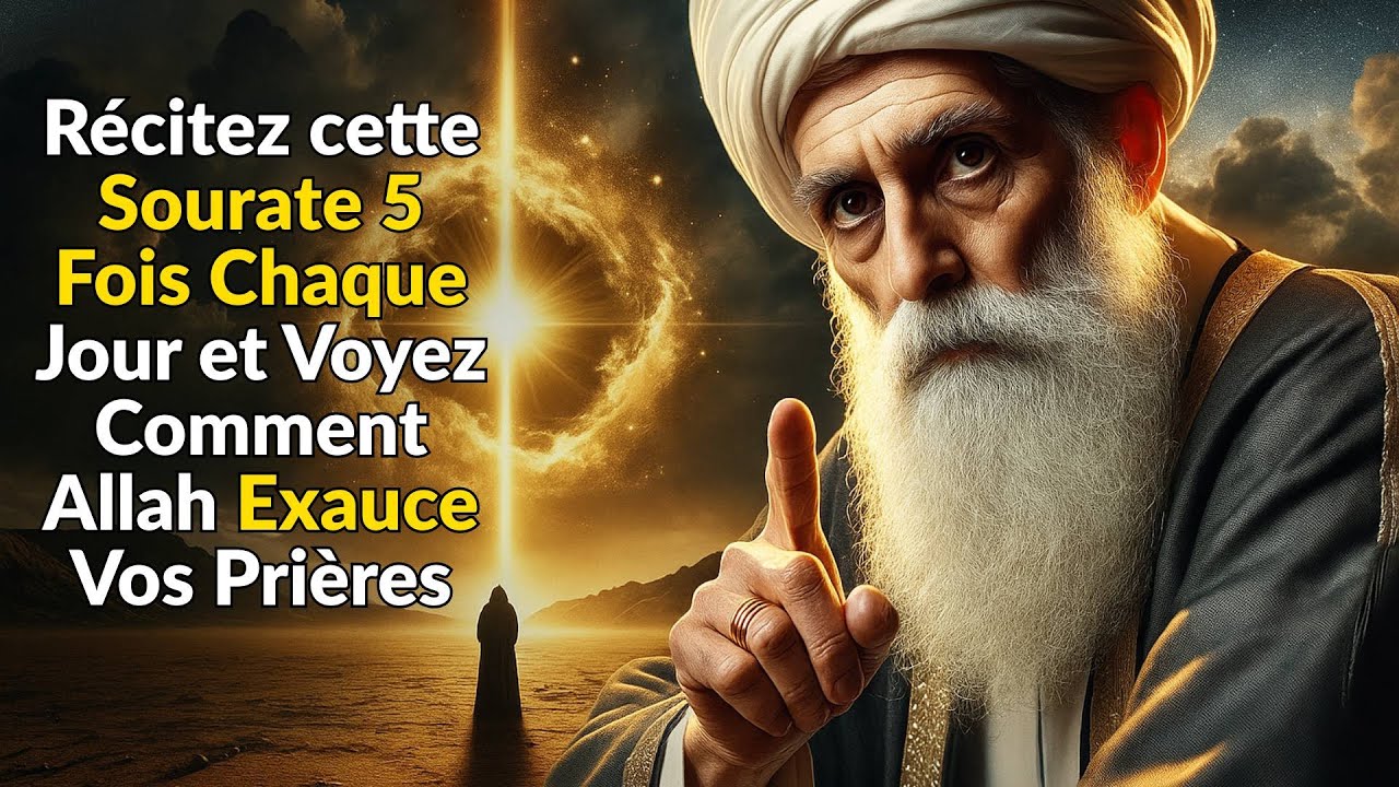Cette Sourate 5 Fois/Jour : Tes Prières Exaucées
