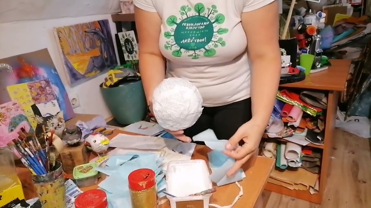 Как се прави планета от хартия /How is made planet from paper