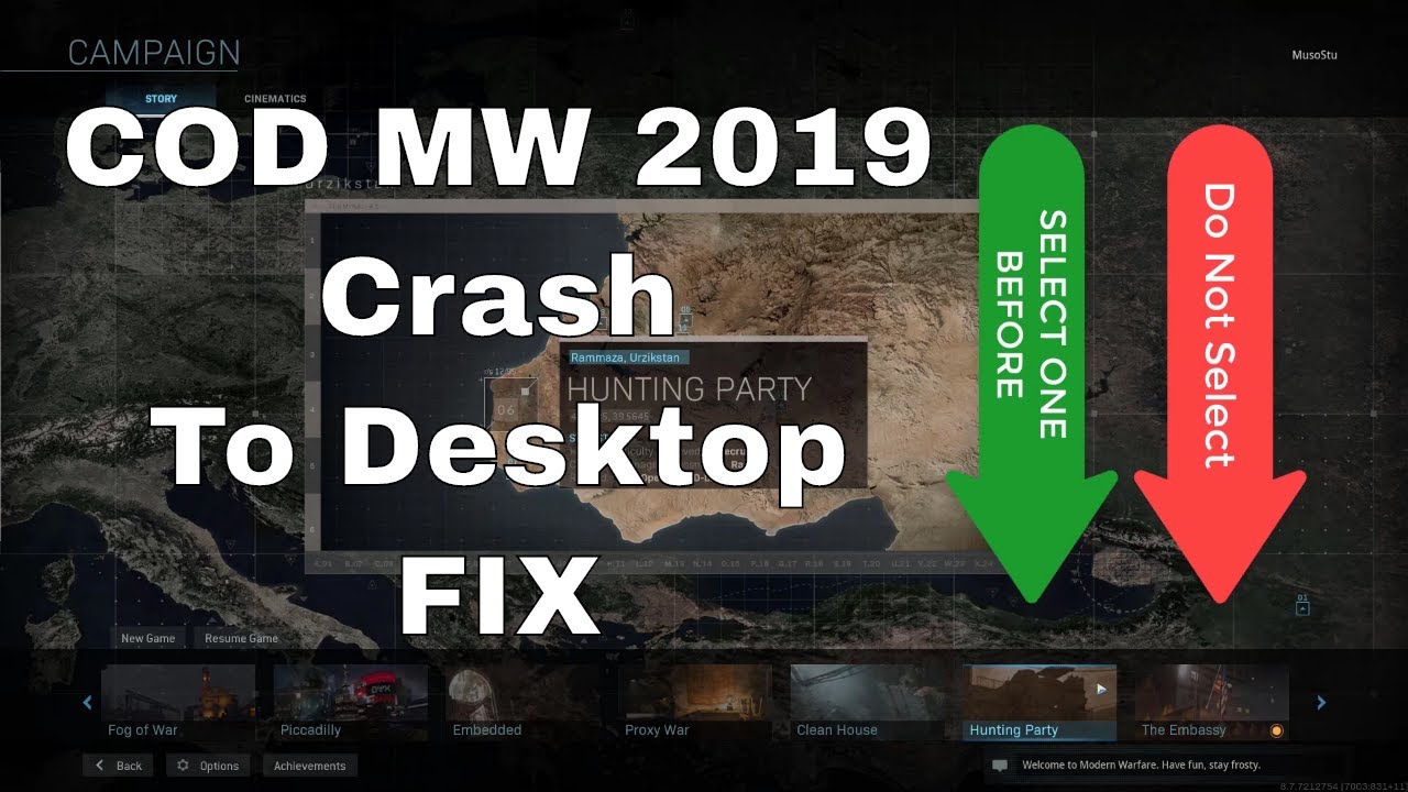 COD Modern Warfare 2019 Crash to Desktop Fix