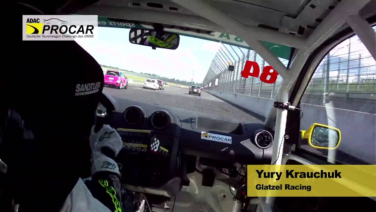 DTC ADAC PROCAR Onboard Lausitzring 2014 Rennen 2 Yury Krauchuk