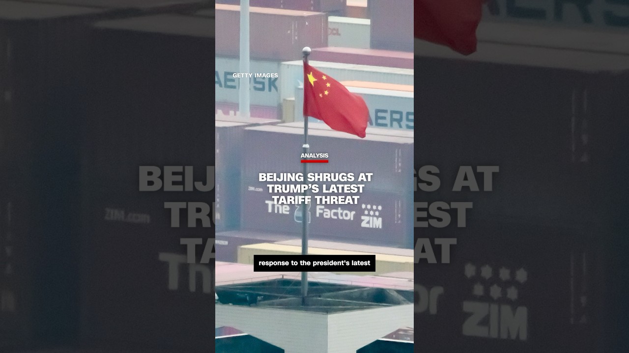 Analysis: Beijing shrugs at Trump&rsquo;s latest tariff threat