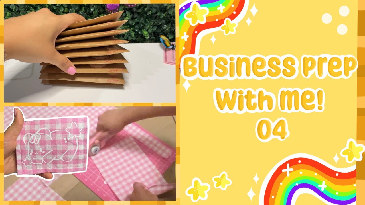 ✨🌈 Business Prep With Me!*gags* Packing Orders, Sticker Display, Sewing + Getting Inspired 🩷🐻
