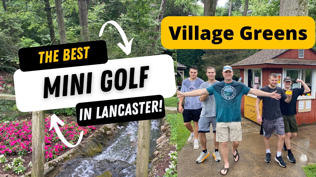 The BEST Mini Golf in Lancaster!!  A walk through Village Green's Gold Course - Part 1 #lancasterpa