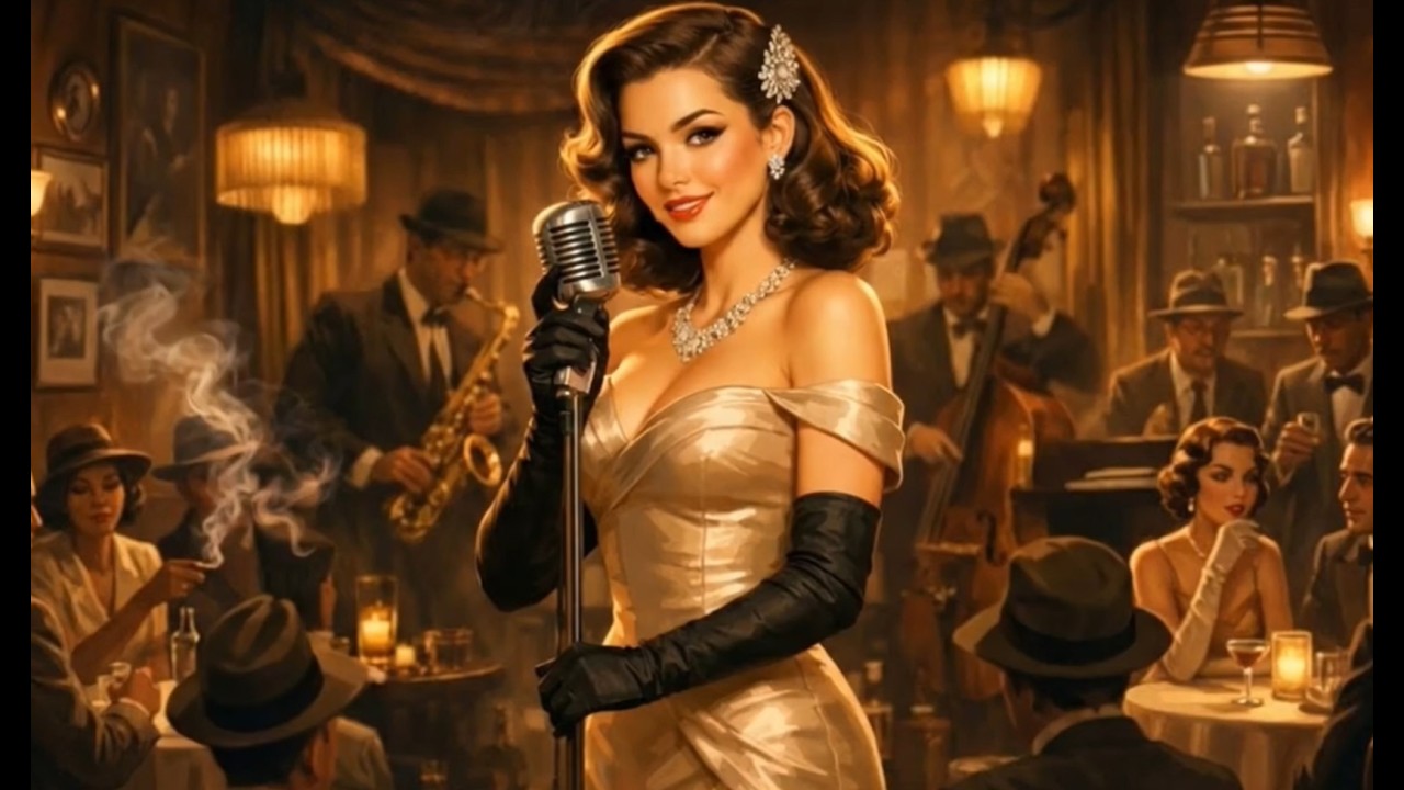 Unwind with the Classics: Relaxing 1940s Jazz Bar