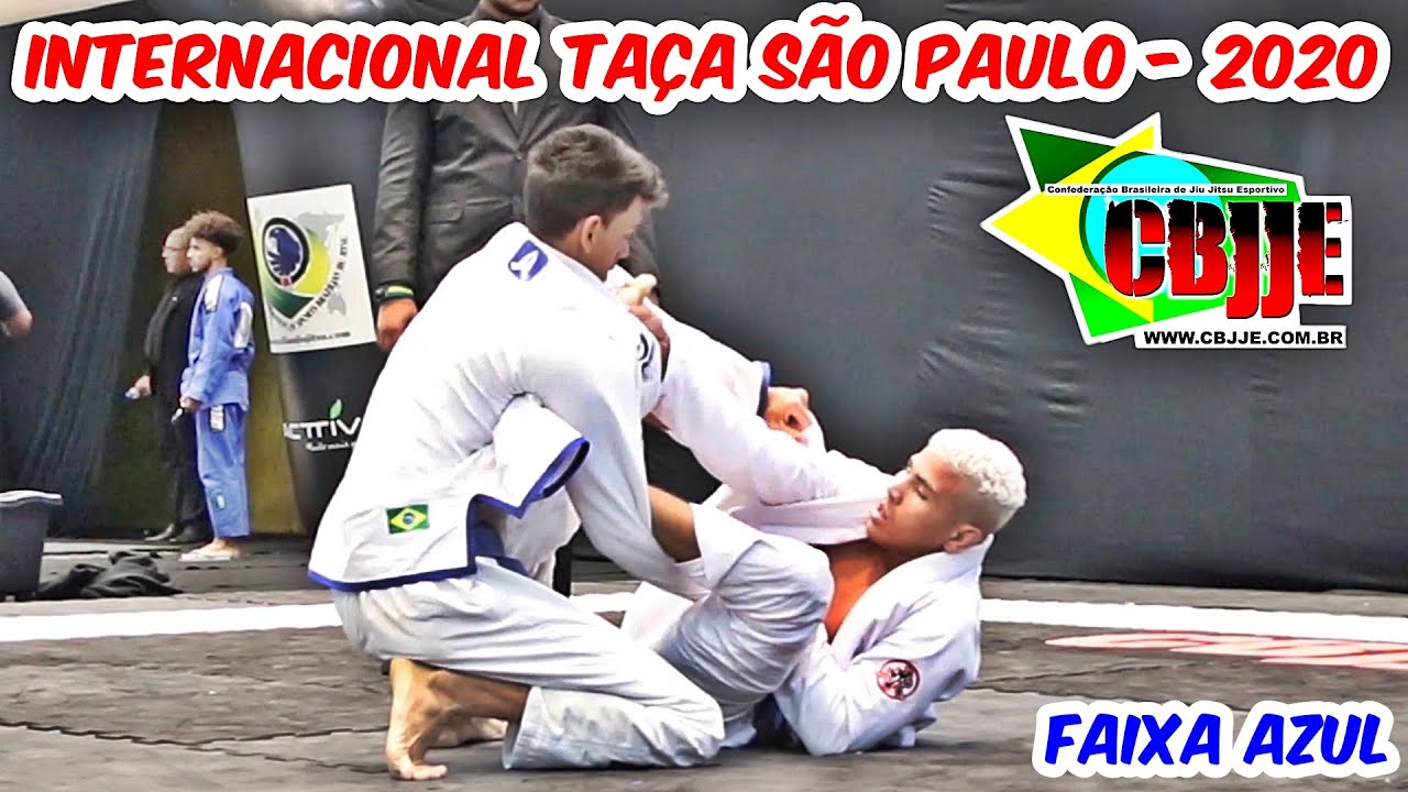 Jiu Jitsu - Faixa Azul - CAMPEONATO INTERNACIONAL TAÇA SÃO PAULO - CBJJE - 2020