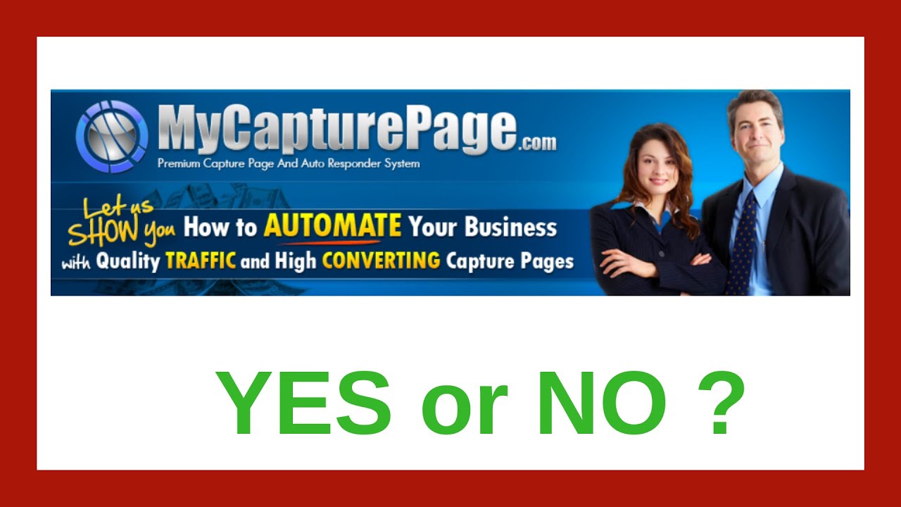 My Capture Page Review - Legit System?