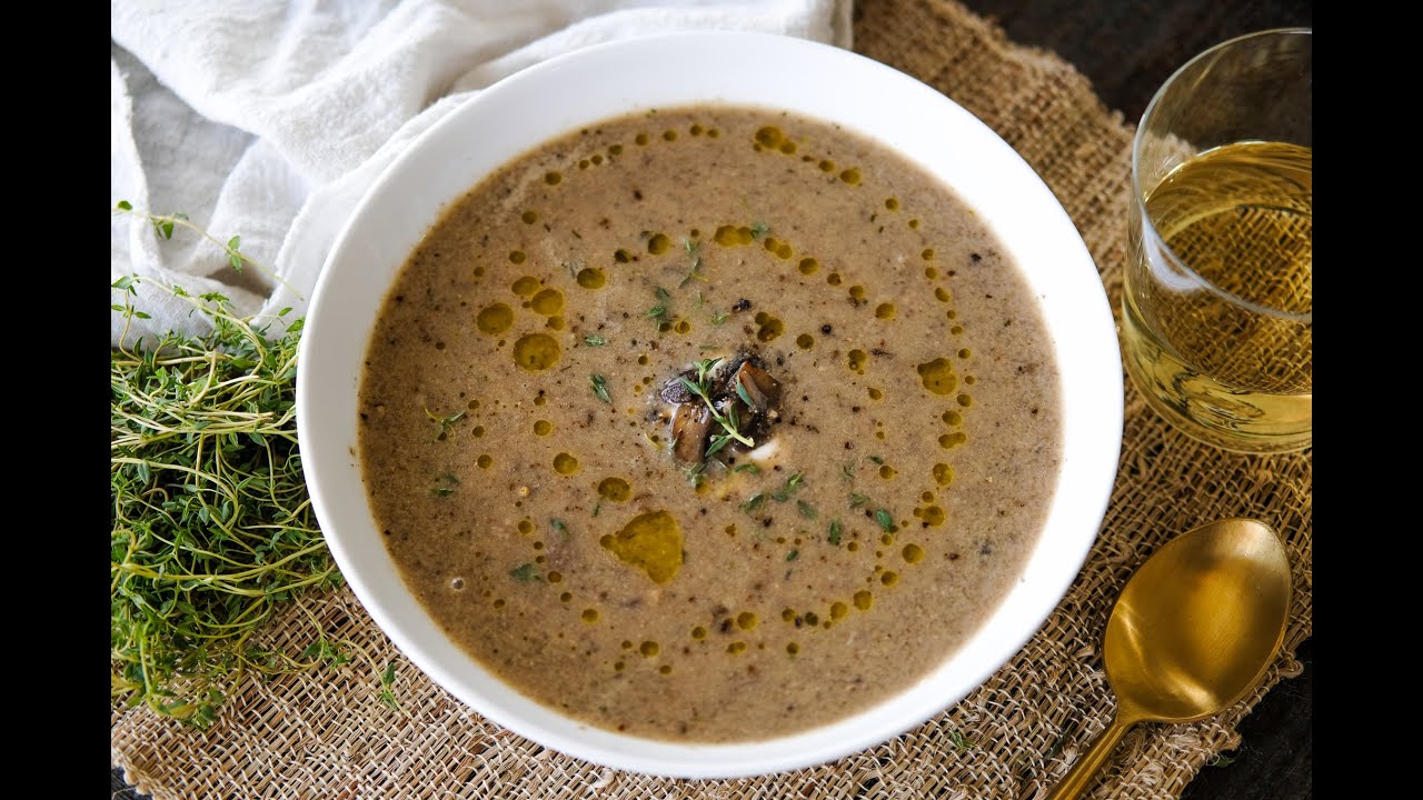 Soup Recipe: Creamy-ish Mushroom Soup by Everyday Gourmet with Blakely