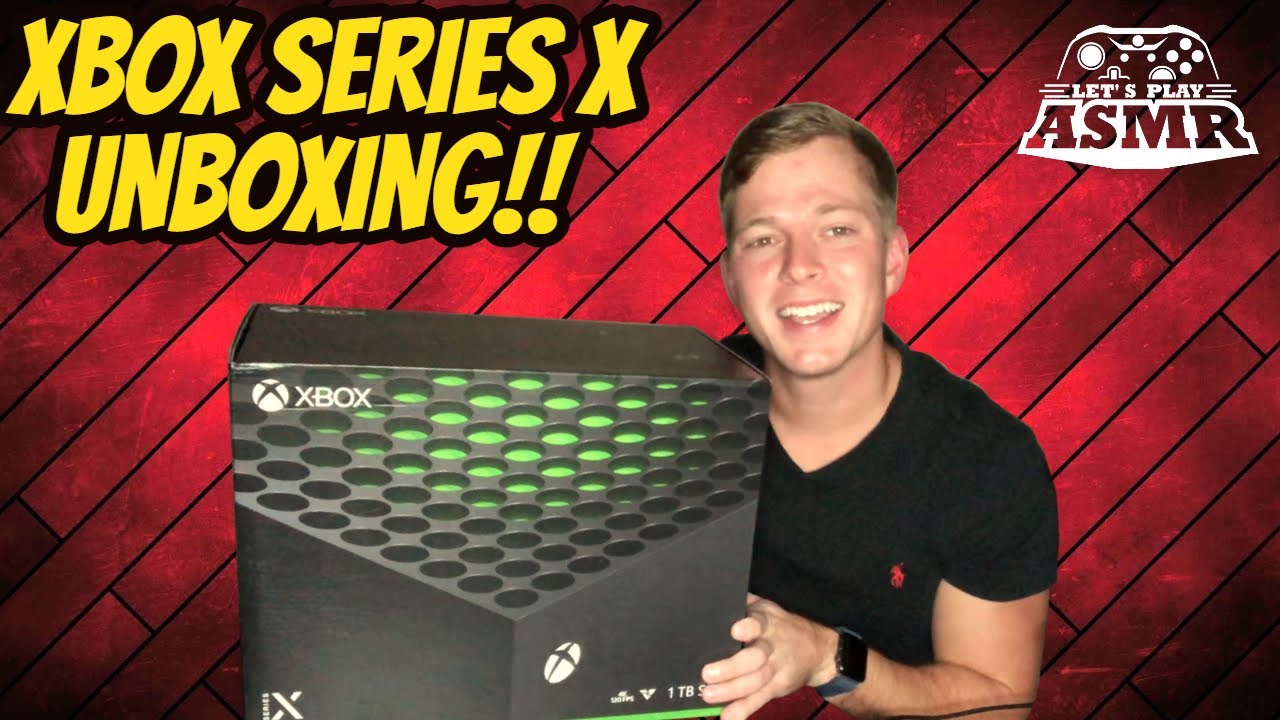 [ASMR] XBOX SERIES X UNBOXING!