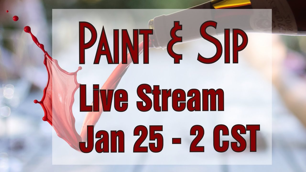 Paint & Sip a Floral Landscape with me