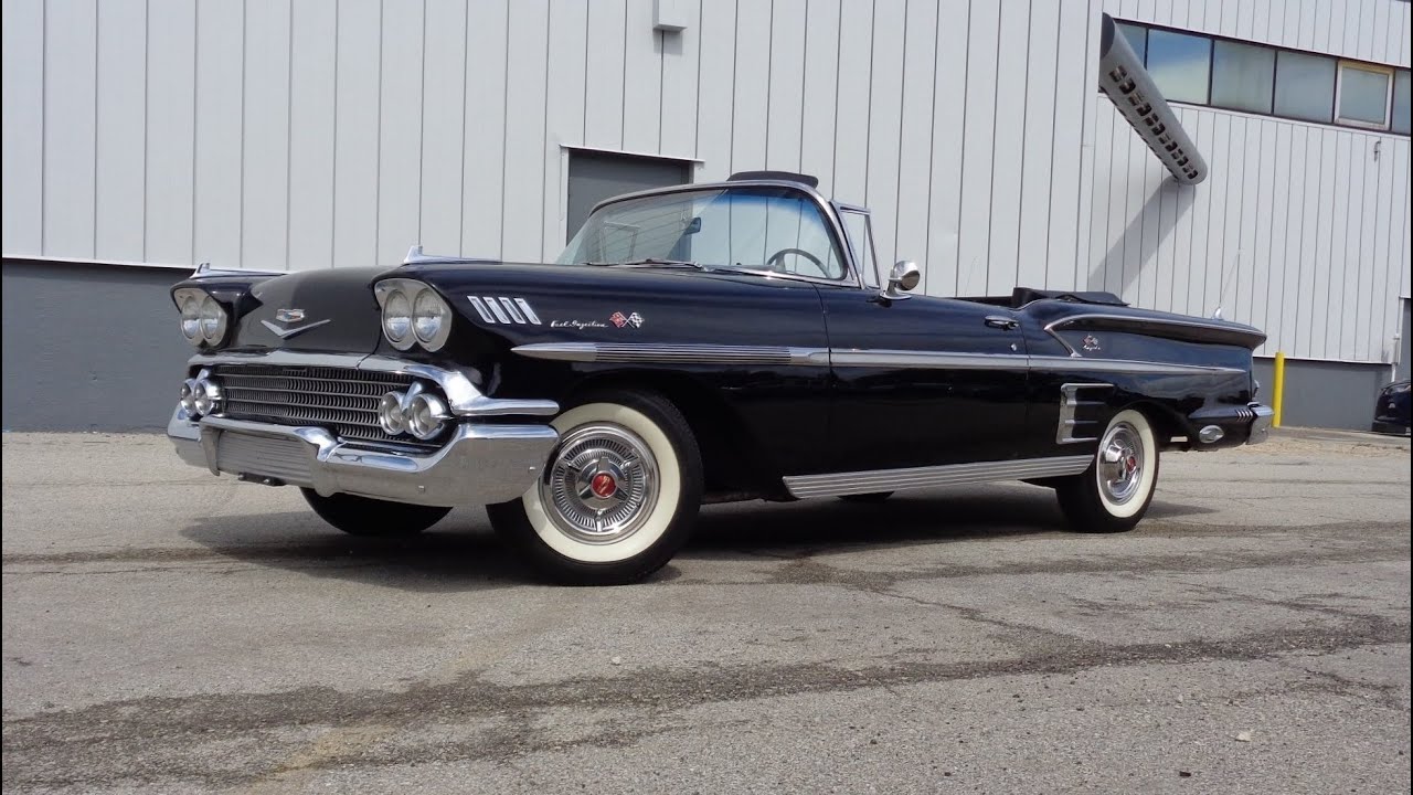 1958 Chevrolet Impala Convertible Fuel Injected Fuelie Engine & Ride My Car Story with Lou Costabile