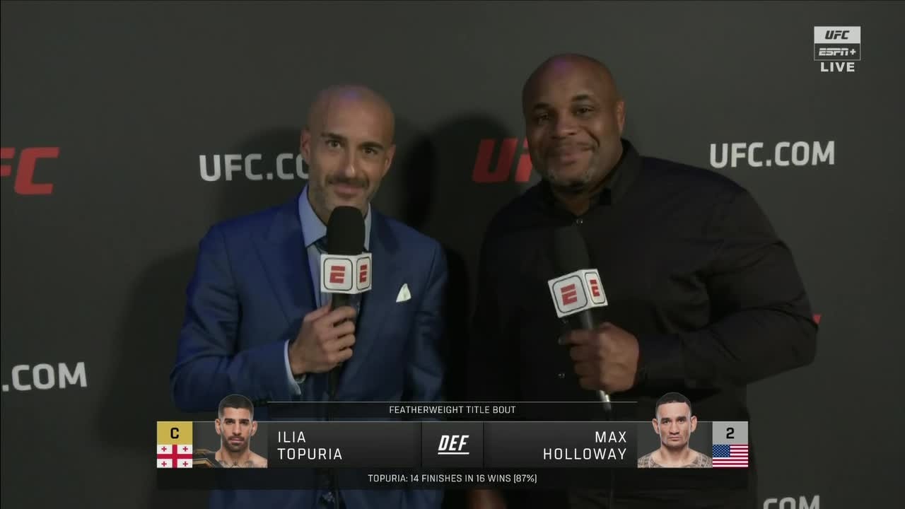 &lsquo;Changing of the guard&rsquo; &ndash; DC reacts to Ilia Topuria&rsquo;s win at UFC 308 vs. Max Holloway | ESPN MMA