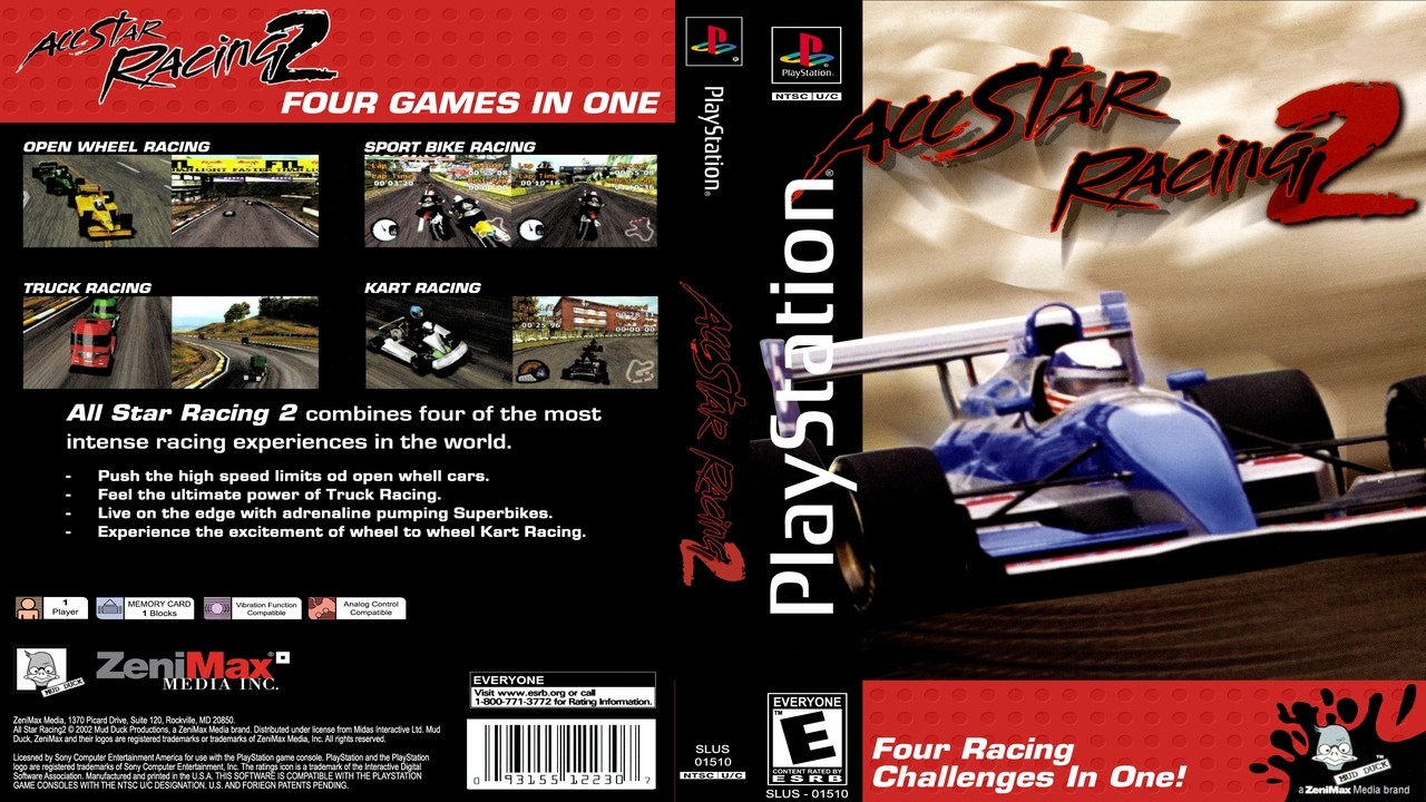 All Star Racing 2 (2003)  - Full Gameplay | PS1 | UHD | 4K |