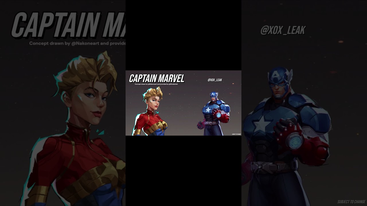 leaked Captain Marvel Voicelines #marvelrivalsleak #marvelrivals  #marvelrivalsskins
