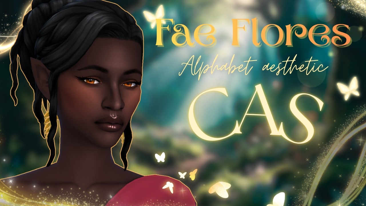 Fairycore CAS | Alphabet Aesthetic Sim 🧚