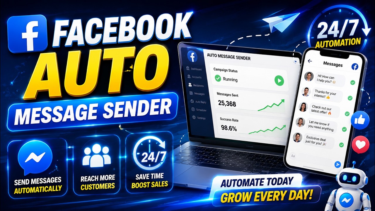 Automated Message Facebook Messenger | Facebook Auto Message Sender