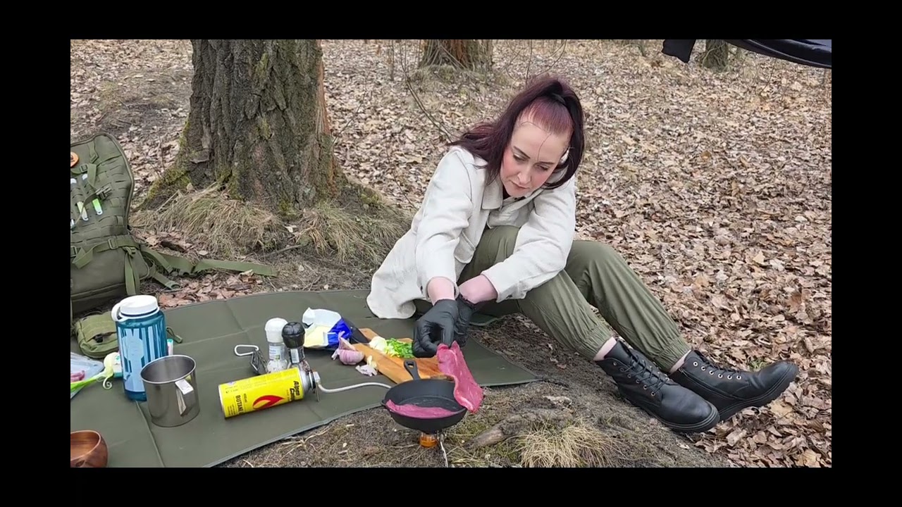 Spokojny lunch w terenie #bushcraft #outdoor #survival