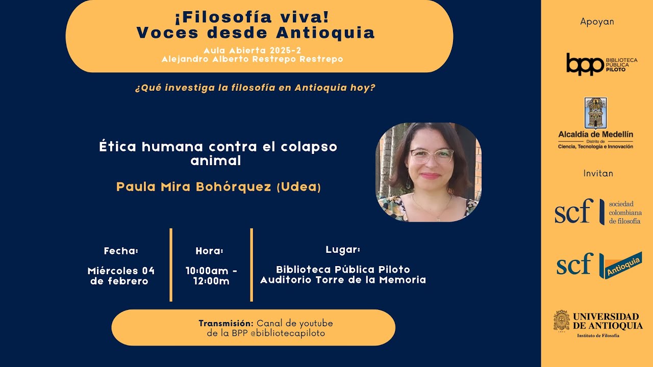 Cátedra Aula Abierta - Ética humana contra el colapso animal 04/02/2026