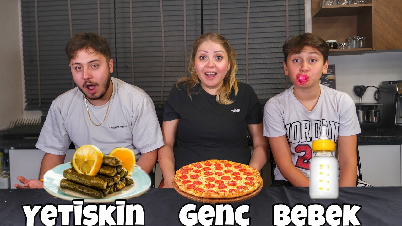 BEBEK , GEN&Ccedil; veya YETİŞKİN YEMEK YARIŞMASI !? 👶 🧑&zwj;🦱 👩&zwj;🦳