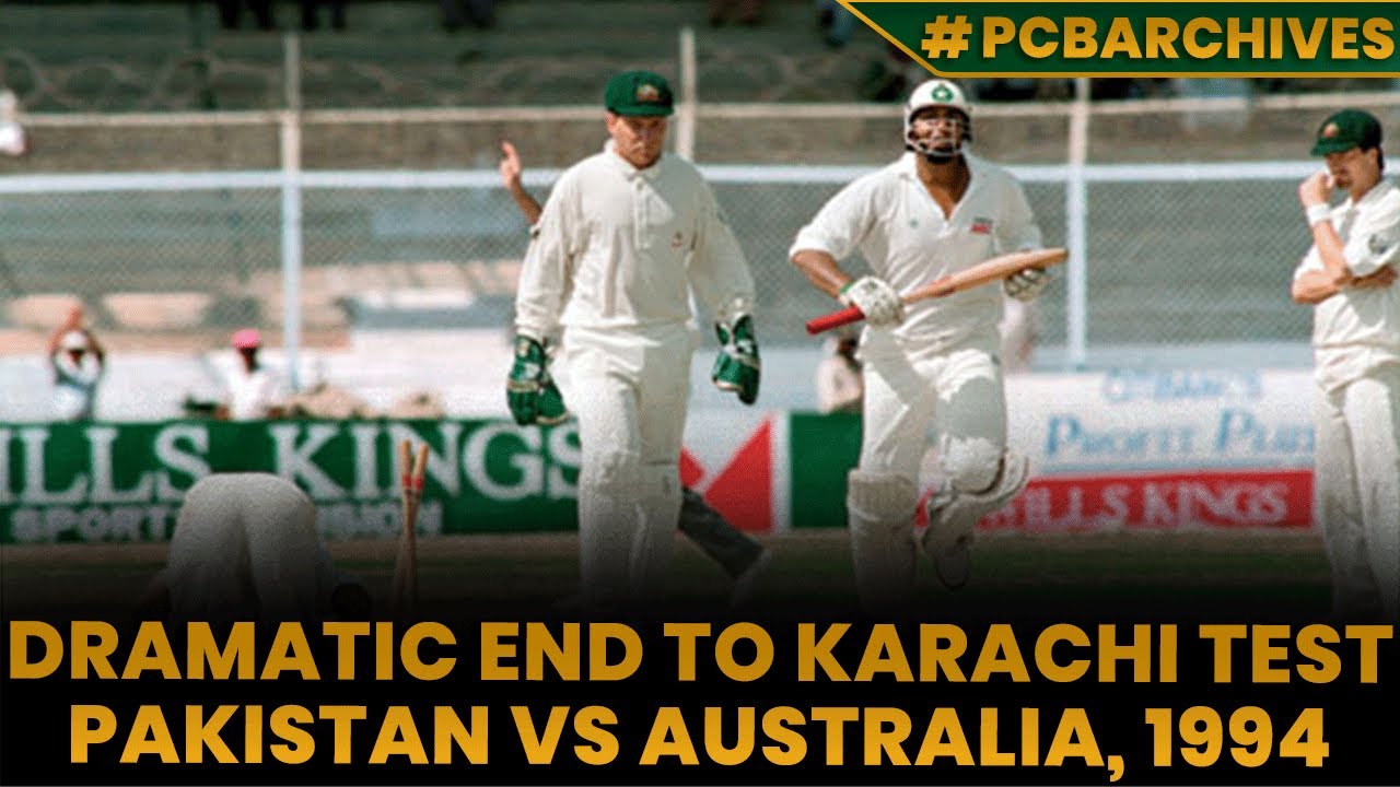 Dramatic End to Karachi Test! Day 5 Highlights - Pakistan vs Australia, 1994