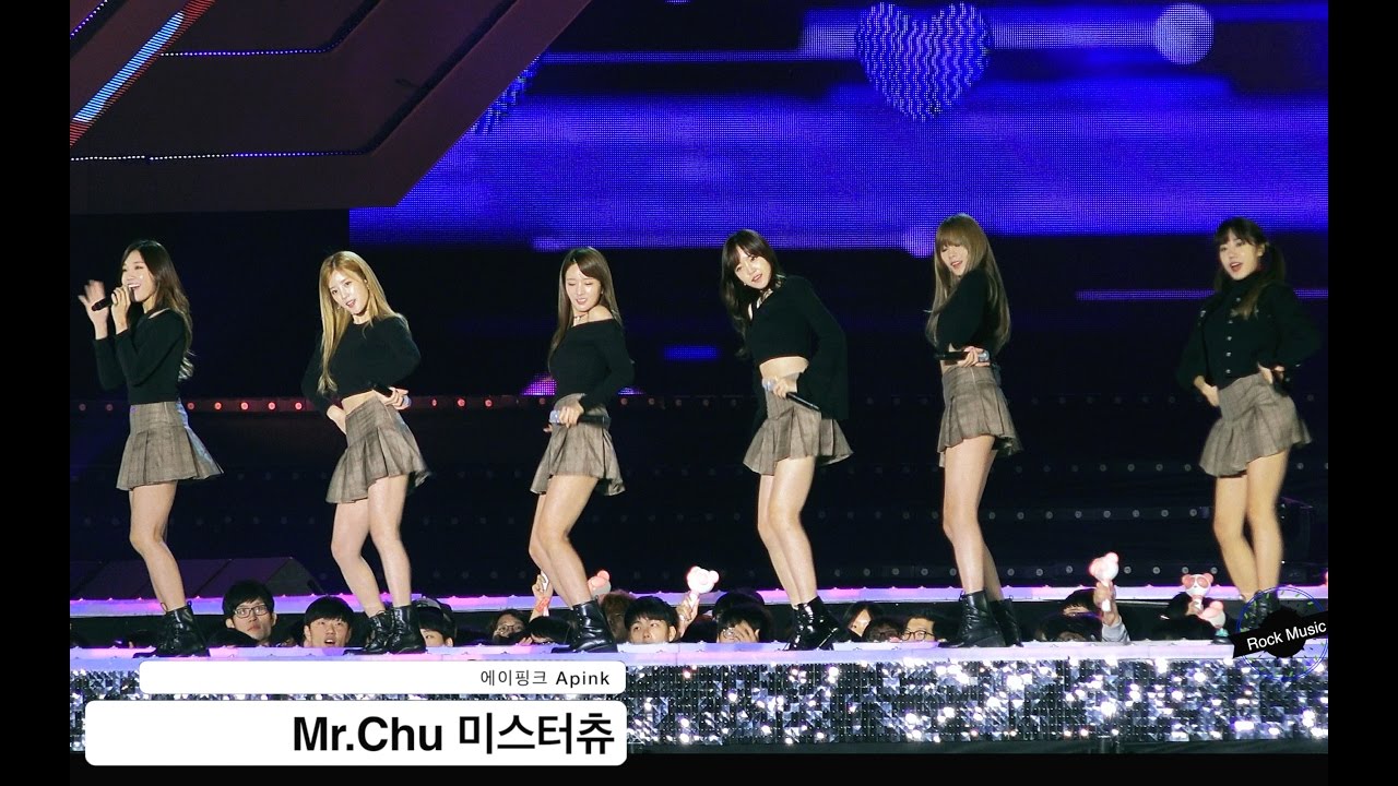 에이핑크 Apink[4K 직캠]Mr.Chu 미스터츄@20161021 Rock Music