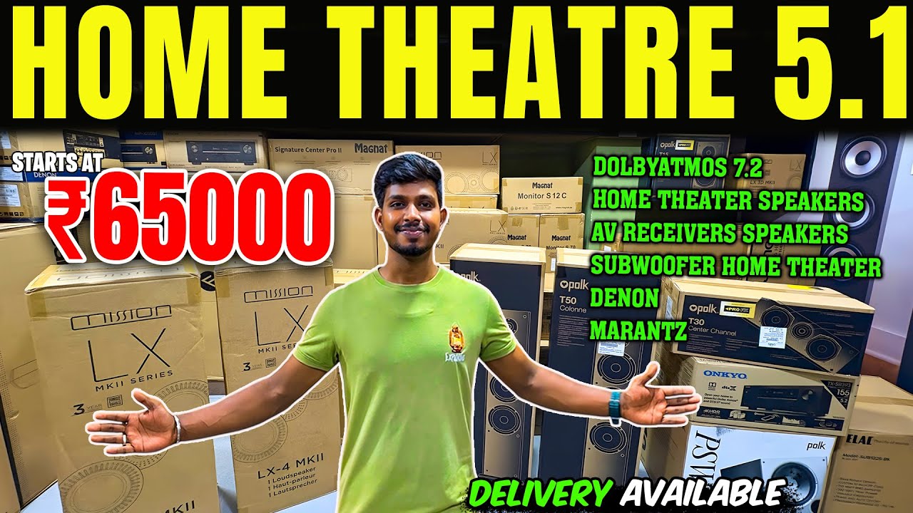 Home theatre 5.1 🔊இருந்தா போதும் வீடே தியேட்டர் போல் அதிரும்! | DolbyAtmos 7.2 | vj machi