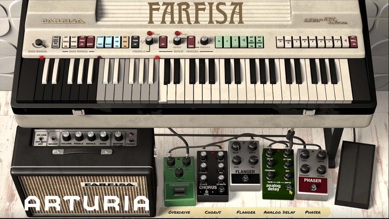 ARTURIA - FARFISA ELECTRIC ORGAN - THE ORGAN OF RICK WRIGHT