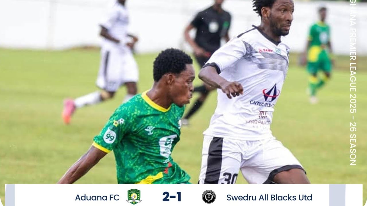ADUANA STARS FC 2-1 SWEDRU ALL STARS || GHANA PREMIER LEAGUE MATCHDAY 3 2nd  HALF HIGHLIGHTS.