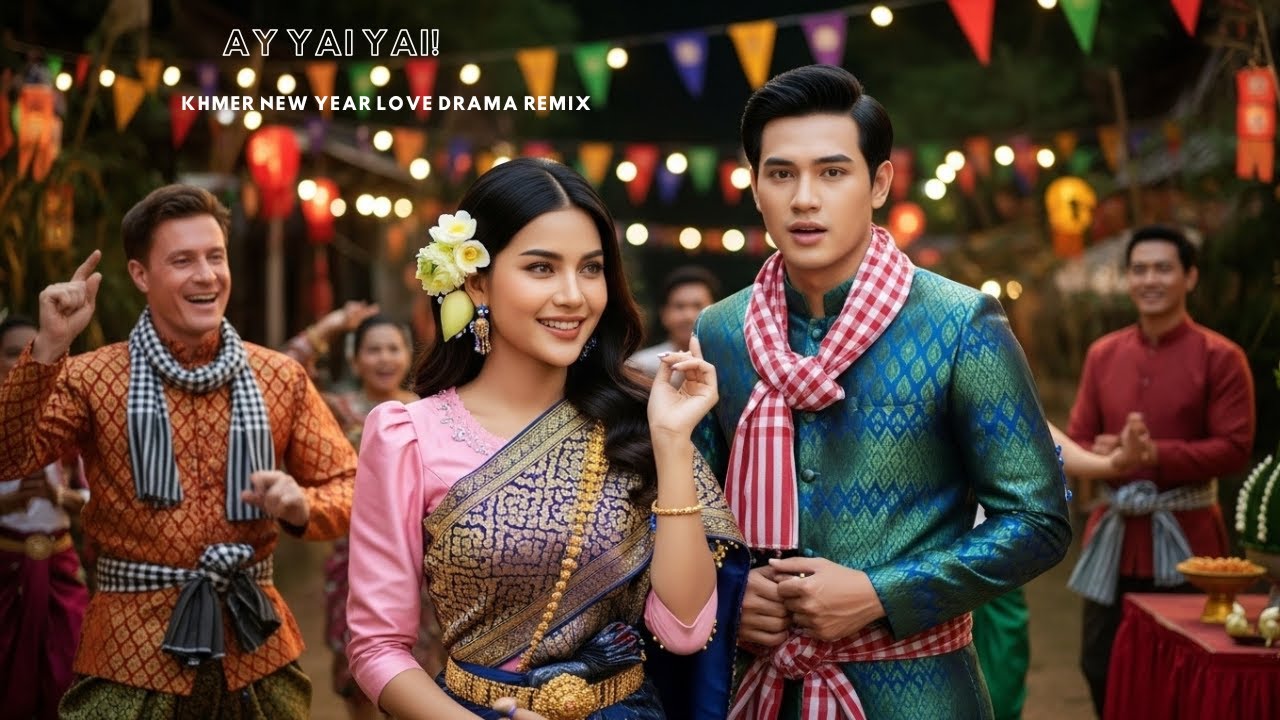 AY YAI YAI! 😳 Khmer New Year Love Drama Remix | Traditional + Modern Dance Song 🇰🇭🎶
