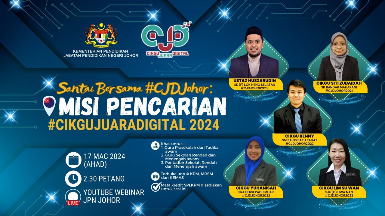 SANTAI BERSAMA #CJDJOHOR : MISI PENCARIAN #CIKGUJUARADIGITAL 2024