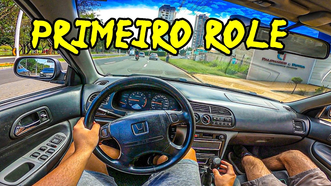 COMPREI UM HONDA ACCORD! PRIMEIRO ROLÊ! 🔥40 MINUTOS