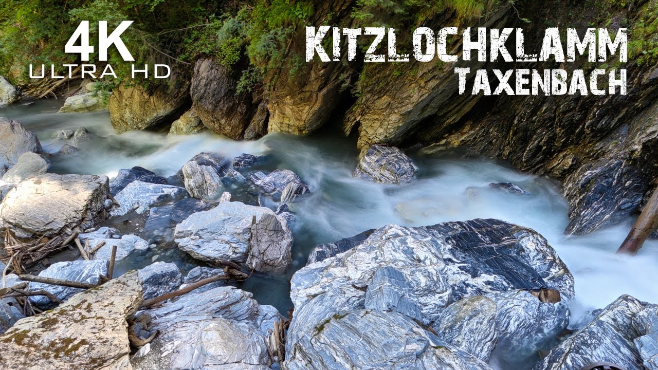 Kitzlochklamm Taxenbach (Rakousko) |4K