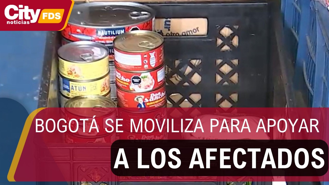 Bogotá se une para apoyar a Córdoba tras fuertes lluvias | CityTv
