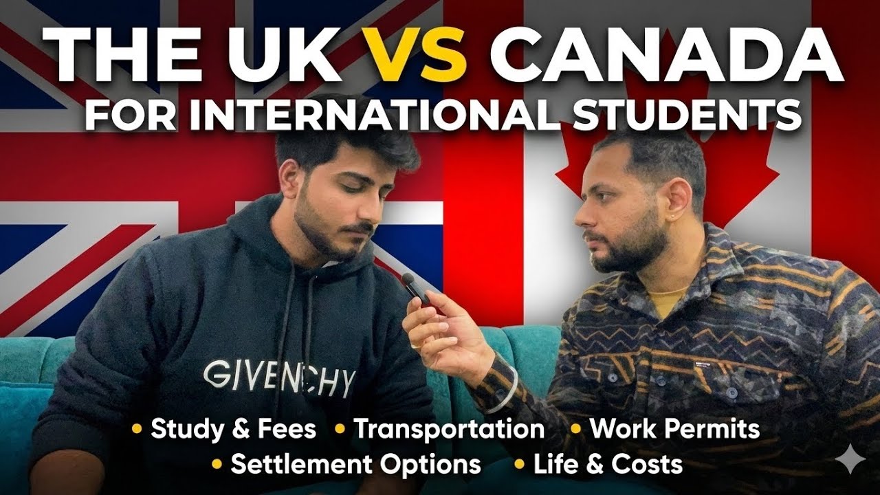 Canada vs UK Reality Check | Fees, PR, Jobs & Student Life Explained