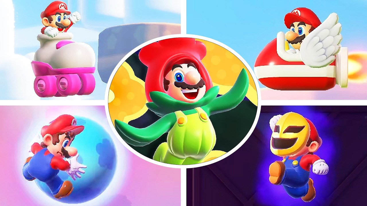 Super Mario Bros. Wonder SWITCH 2 - All New Power-Ups