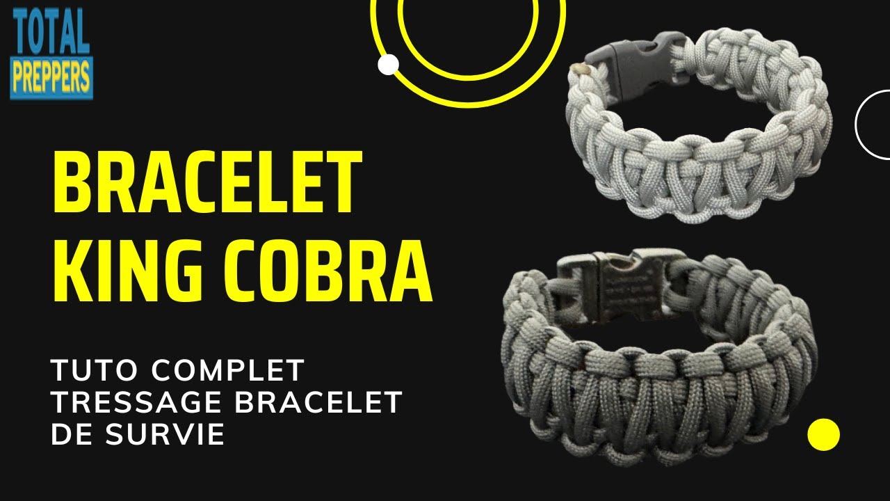 Tressez un Bracelet de Survie King Cobra : L'Atout Ultime pour la Survie !
