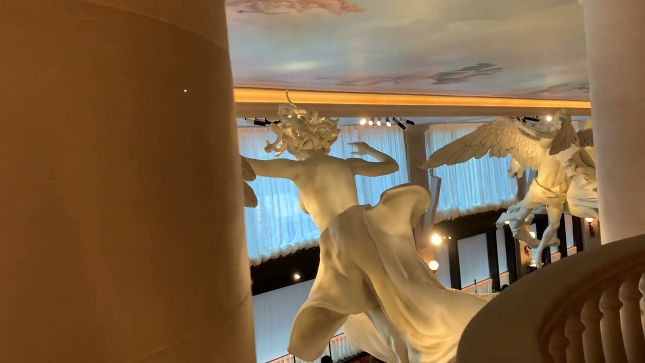 Walking at the fanciest Greek restaurant in London