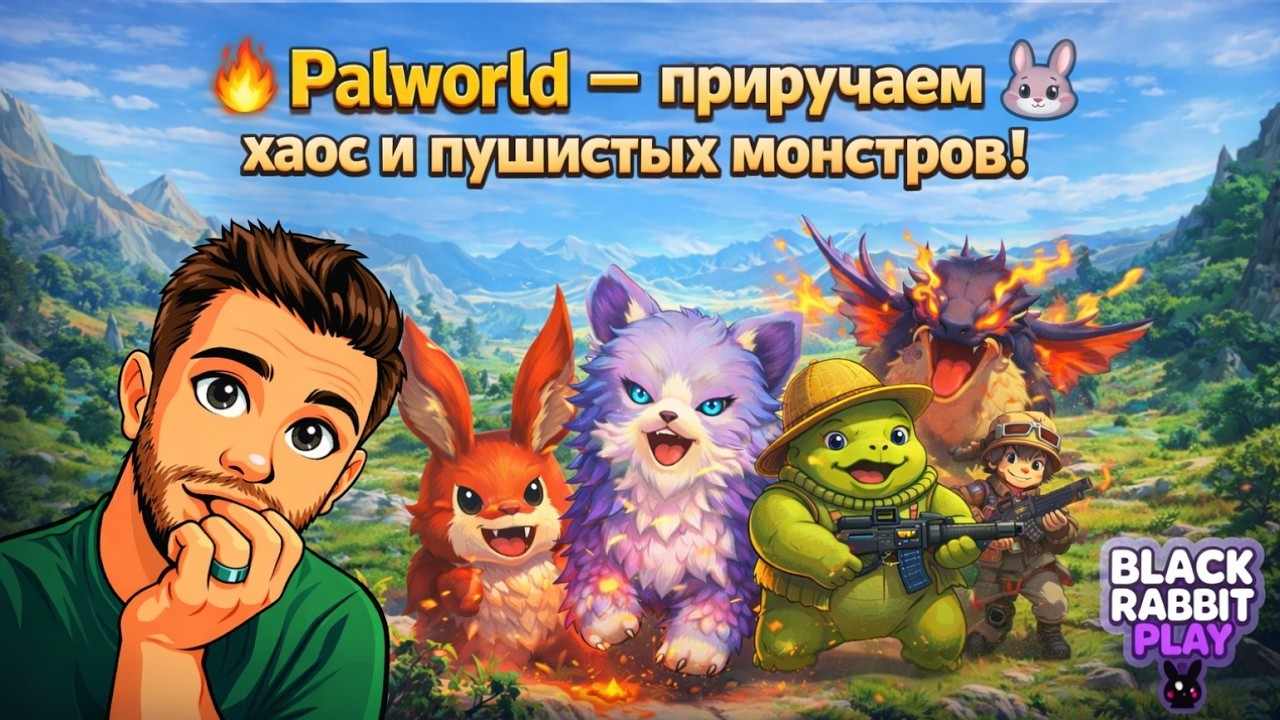 🐇 Palworld — приручаем хаос и пушистых монстров